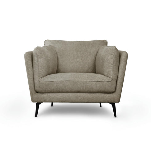 Armchair Bari - Beige Fabric